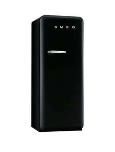 Smeg Fab28Qne1 60Cm 1950S Style Right Hand Hinged Fridge With Icebox - Black Smeg Fab28Qne1 60Cm 1950S Style Right Hand Hinged Fridge With Icebox - Black